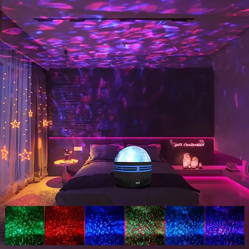 LED Starry Galaxy Projector Light - RGB Color Changing