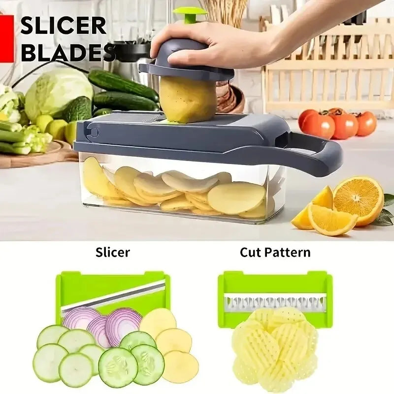 Vegetable Chopper 16 Pcs/Set