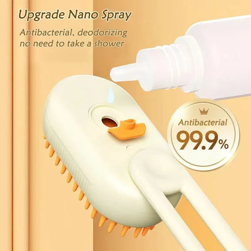 3-in-1 Pet Spray & Massage Brush