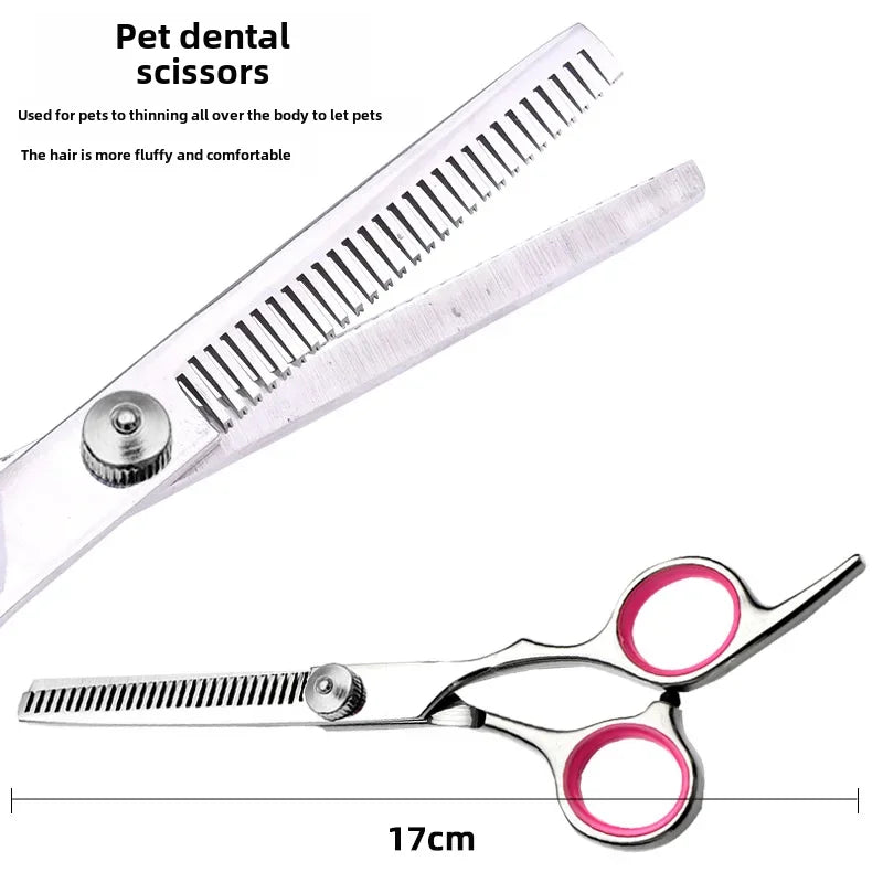 Stainless Steel Pet Grooming Shears - 6 Inch