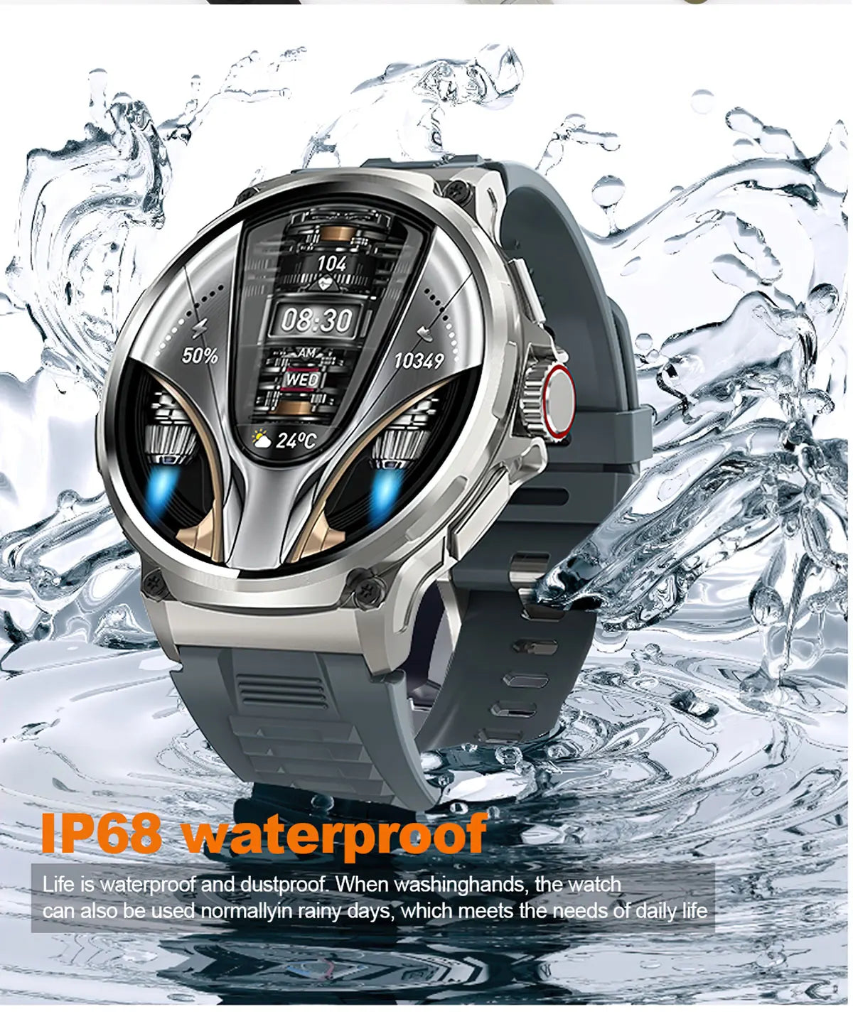 New 1.85-inch Ultra HD Smart Watch - Nooshop