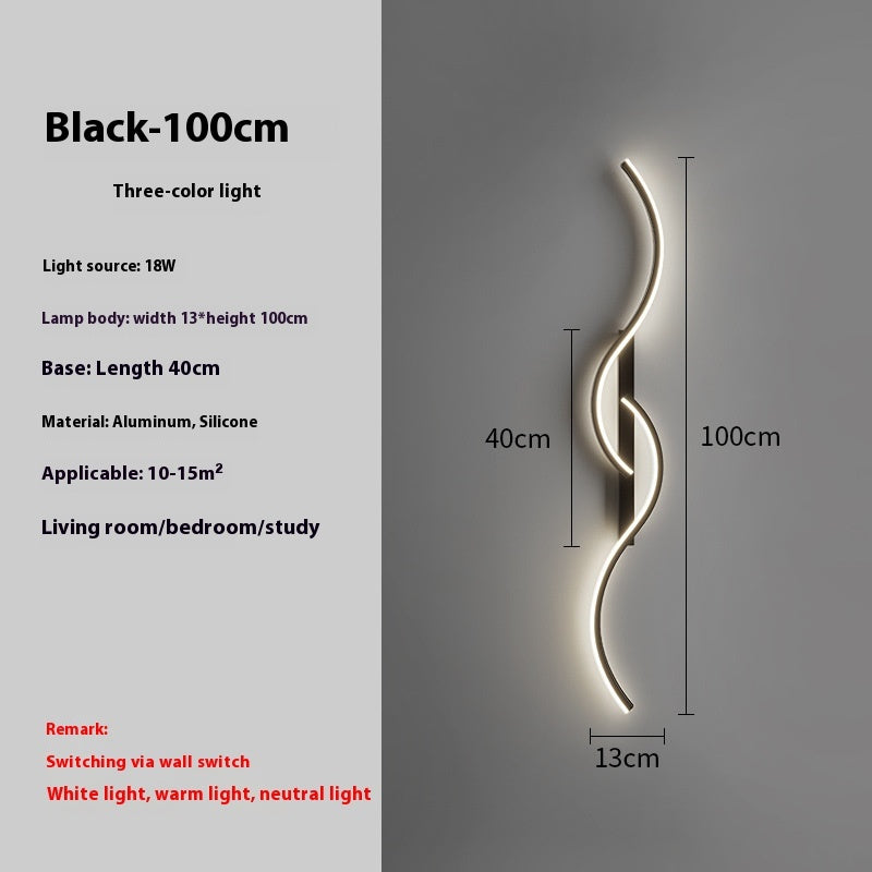 Minimalist Bedside Wall Lamp for Living Room, Aisle & Corridor