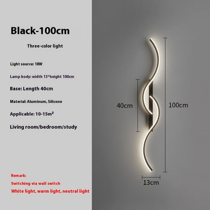 Minimalist Bedside Wall Lamp for Living Room, Aisle & Corridor