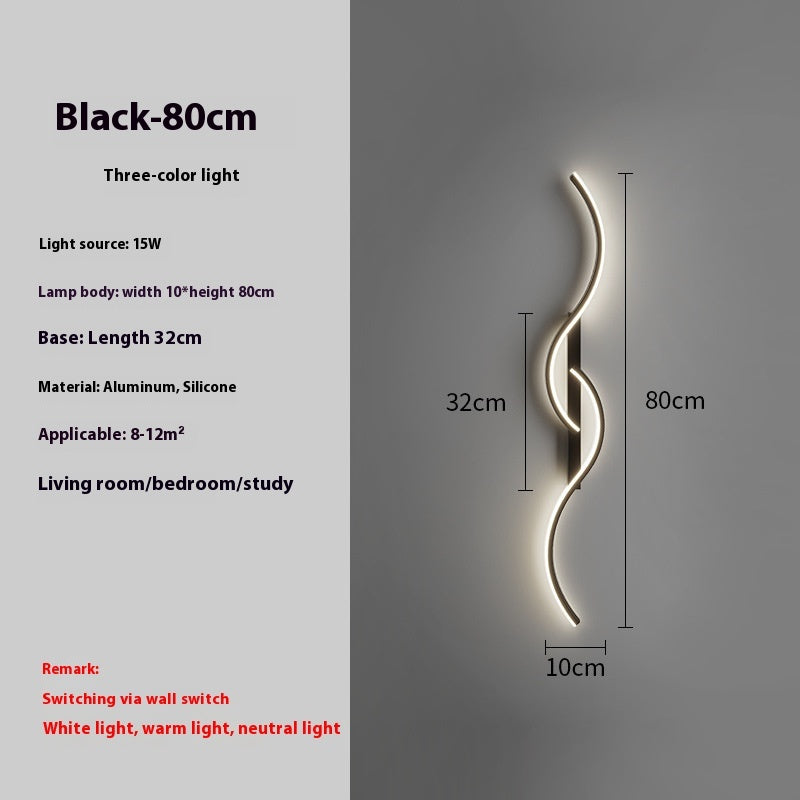 Minimalist Bedside Wall Lamp for Living Room, Aisle & Corridor