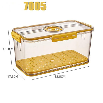 Transparent Food-Grade PET Refrigerator Storage Box