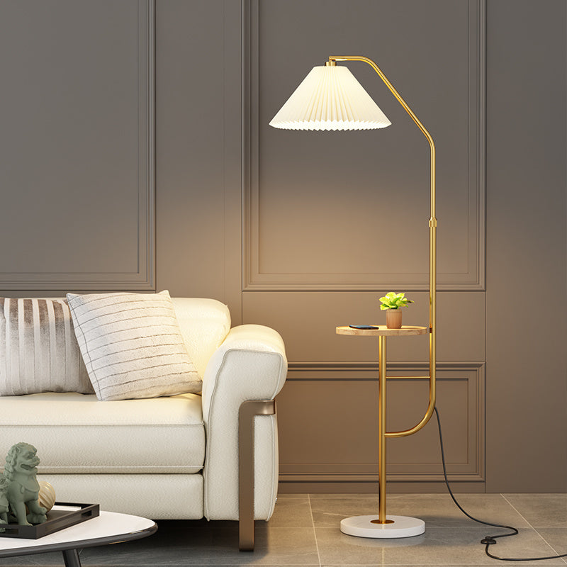 Nordic Floor Desk Lamp With Wireless Charging & USB