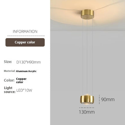 Nordic Modern Ball Hanging Line Lamp