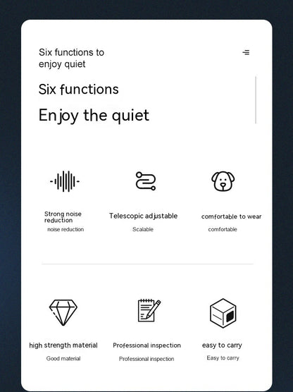 Quiet Pup Noise-Reducing Earmuffs