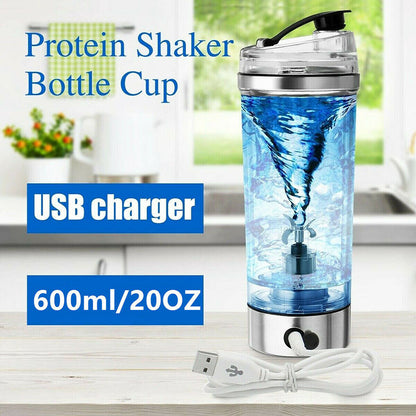 Electric Protein Shake Stirrer – USB Rechargeable Shaker Bottle