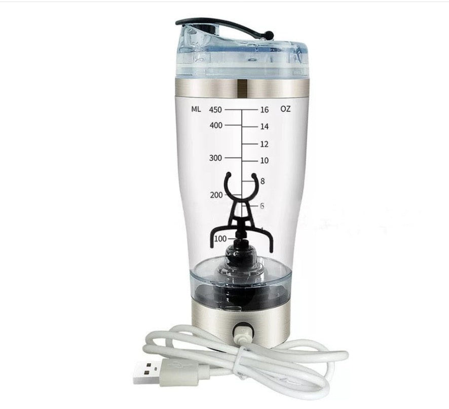 Electric Protein Shake Stirrer – USB Rechargeable Shaker Bottle