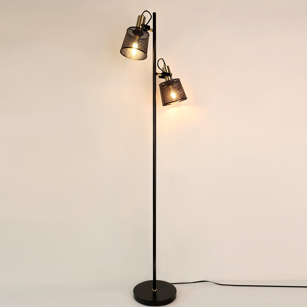 Industrial-Style Black Floor Atmosphere Lamp
