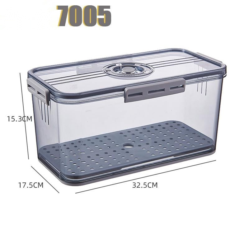 Transparent Food-Grade PET Refrigerator Storage Box