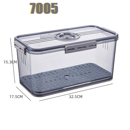 Transparent Food-Grade PET Refrigerator Storage Box