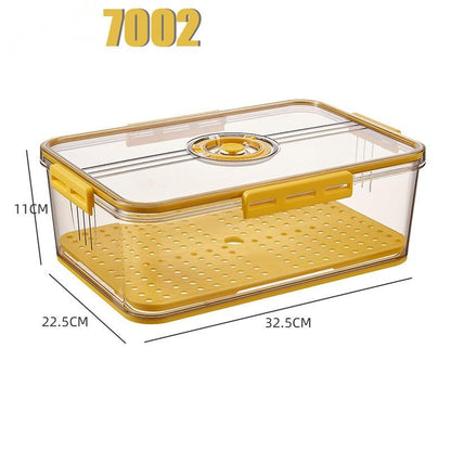 Transparent Food-Grade PET Refrigerator Storage Box