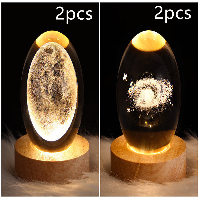 LED Night Light Galaxy Crystal Ball