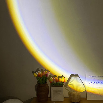 INS USB Moon Lamp - LED Rainbow Night Light for Home Decor