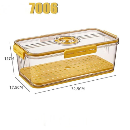 Transparent Food-Grade PET Refrigerator Storage Box