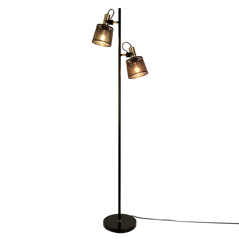 Industrial-Style Black Floor Atmosphere Lamp