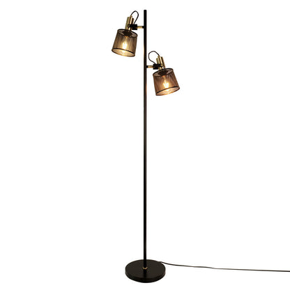 Industrial-Style Black Floor Atmosphere Lamp