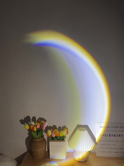 INS USB Moon Lamp - LED Rainbow Night Light for Home Decor