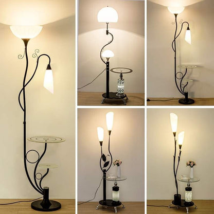 Modern Simplicity Floor Lamp & Tea Table Set
