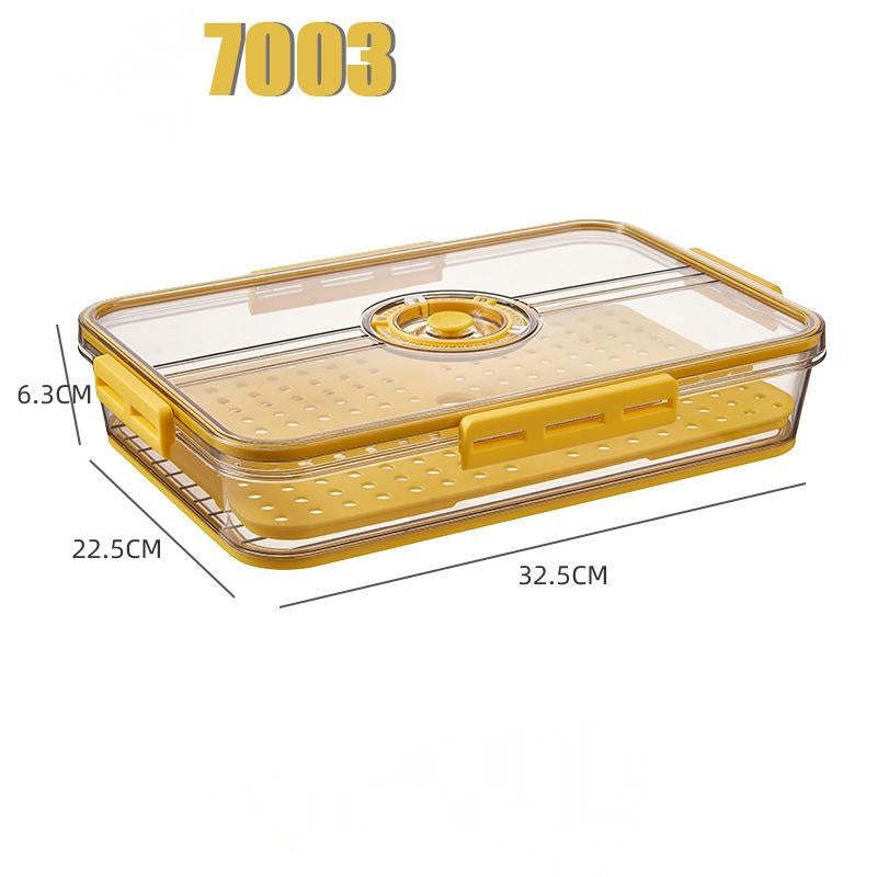 Transparent Food-Grade PET Refrigerator Storage Box