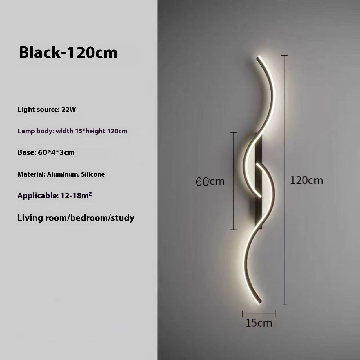 Minimalist Bedside Wall Lamp for Living Room, Aisle & Corridor