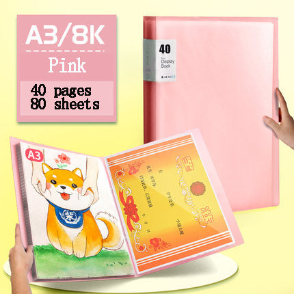 A3 Album Picture Folder Storage Book