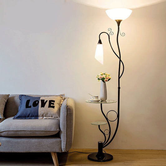 Modern Simplicity Floor Lamp & Tea Table Set