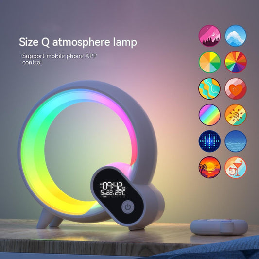 Sunrise Alarm Clock with Bluetooth & Colorful Atmosphere Light