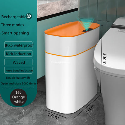 Smart Trash Can with Automatic Lid - Hands-Free Waste Management