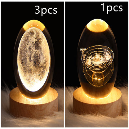 LED Night Light Galaxy Crystal Ball